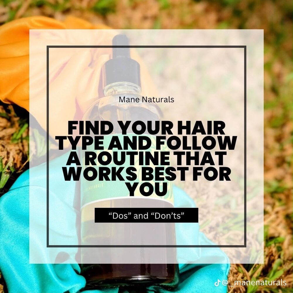 Find your hair type and follow a routine that works best for you