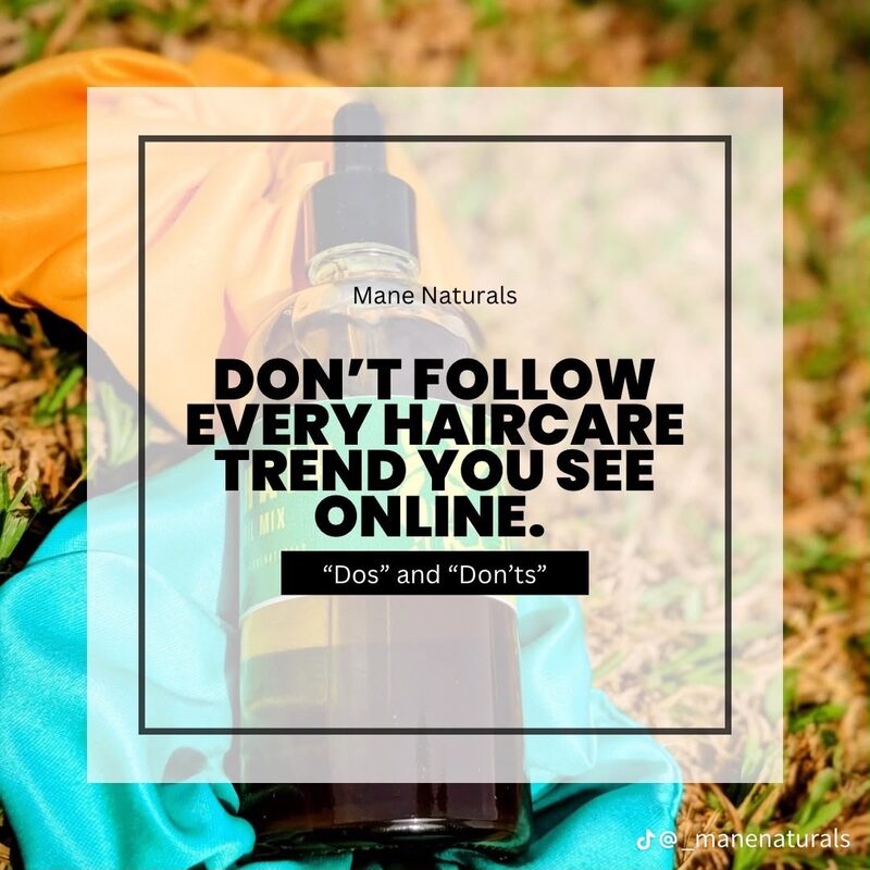 Don't follow every haircare trend you see online